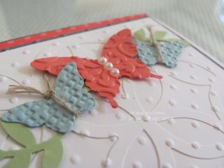 stampin up butterfly punch lattice die