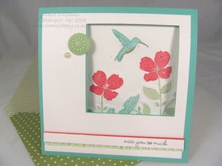 stampin up wildflower meadow in color pearl window