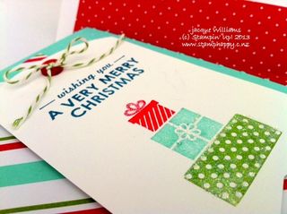 Stampin up wishing you merry little christmas kit
