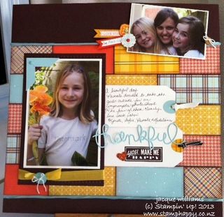 stampin up sweater weather espression thinlits thanksgiving layout scrapbooking hello lovely