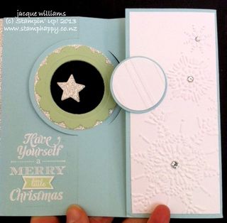 Stampin up merry christmas thinlits circle