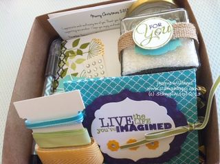 Stampin up olive bermuda eggplant cajun craze gift pack card kit team gift
