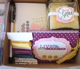 Stampin up rich razzleberry survival challenge kit gift