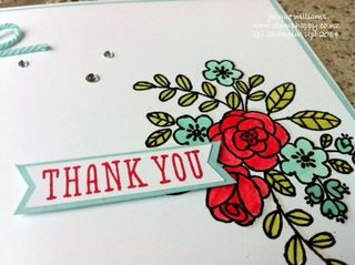 Stampin up clean simple thank you so very grateful