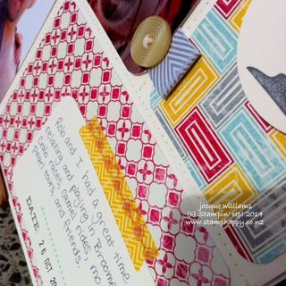 Stampin up flashback project life real red masculine