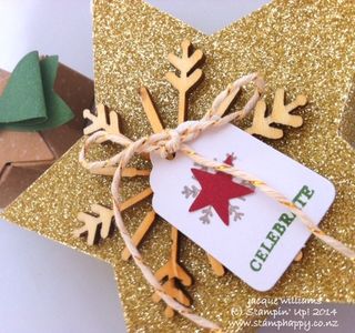 Stampin up many merry stars christmas kit