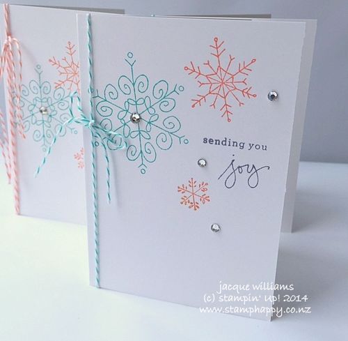 Stampin up endless wishes quick card bermuda bay