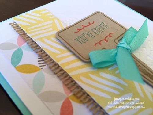 Stampin up best year ever from the garden coastal cabana