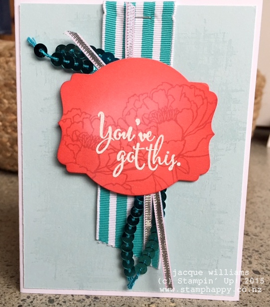 stampin up you've got this watermelon wonder
