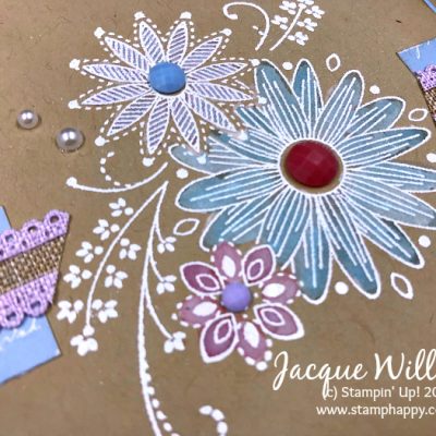 A Little Lace Whitewash Technique – All Stars Team Hop June 2019