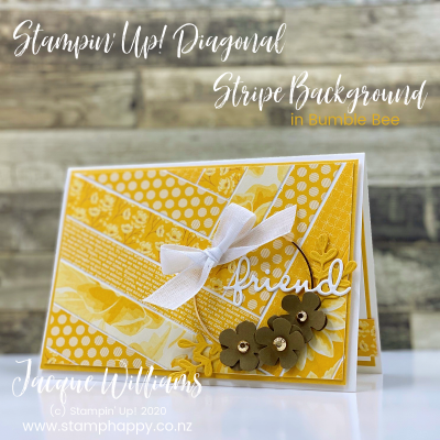 Yellow is a Happy Color!  Using Your Patterned Paper Strips