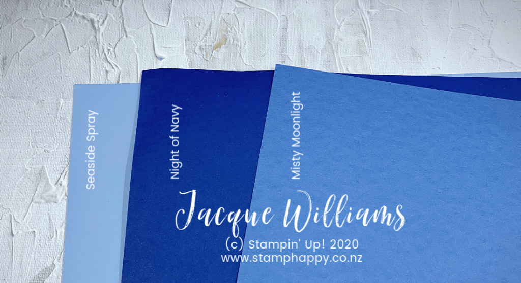 stampin up misty moonlight how does it compare to other blues blossoms in bloom sympathy card