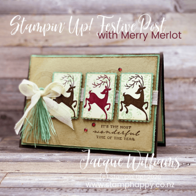 Festive Post Vintage Christmas Card – Facebook Live Replay!