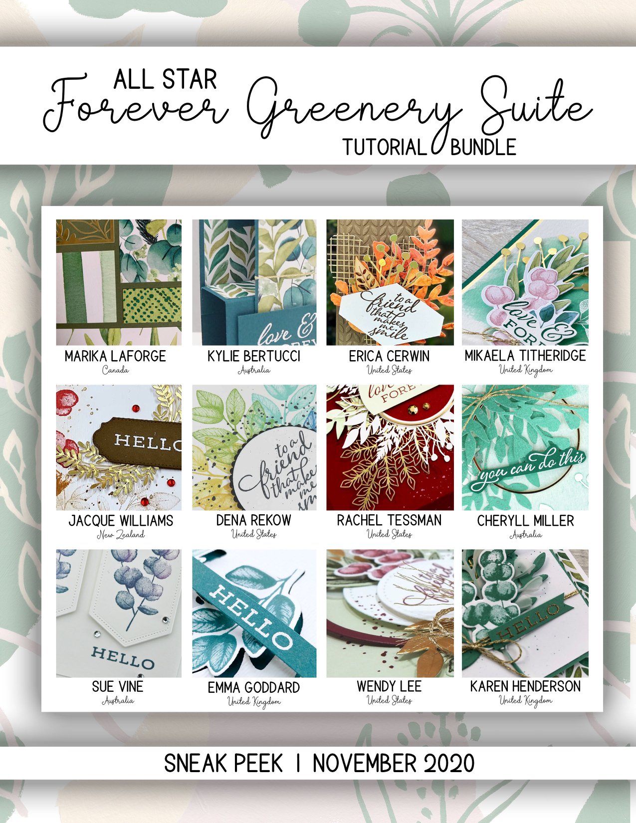 Forever Greenery Video Tutorial Collection Now Available FREE with Purchase!