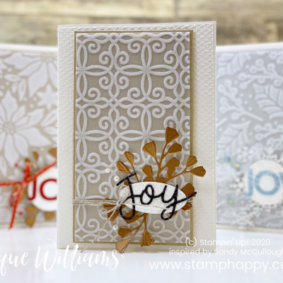 You Can Make It Kits! Plush Poinsettia Joy Christmas Card