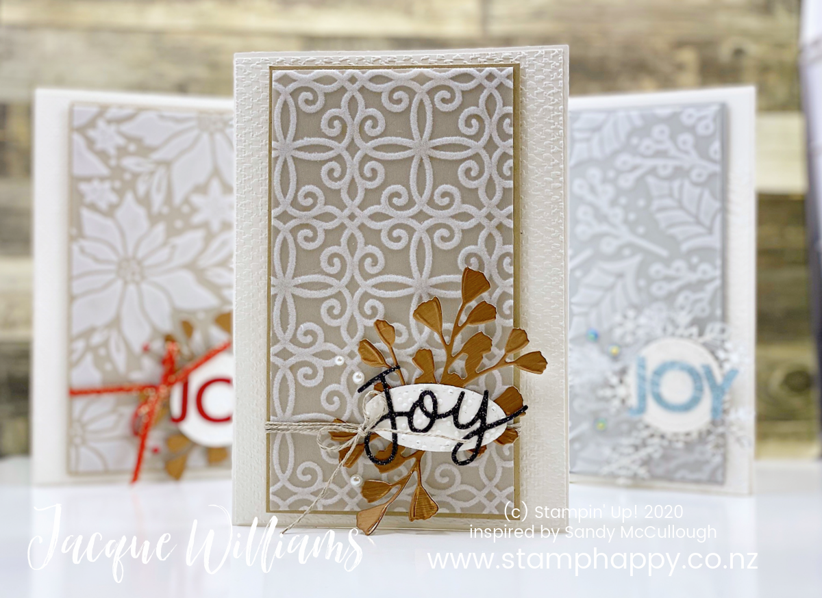 You Can Make It Kits! Plush Poinsettia Joy Christmas Card