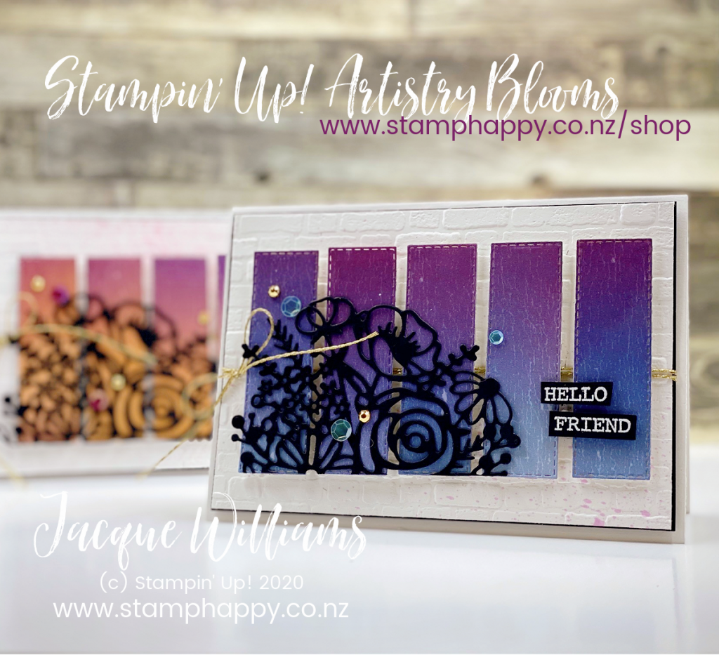stampin up new zealand card classes scrapbooking class artistry blooms stampin up south pacific ombre how do I make a card hand drawn blooms jacque williams jackie grafitti brick mortar