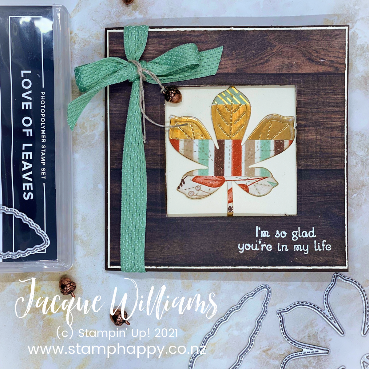 Love of Leaves Pieced with Gilded Autumn