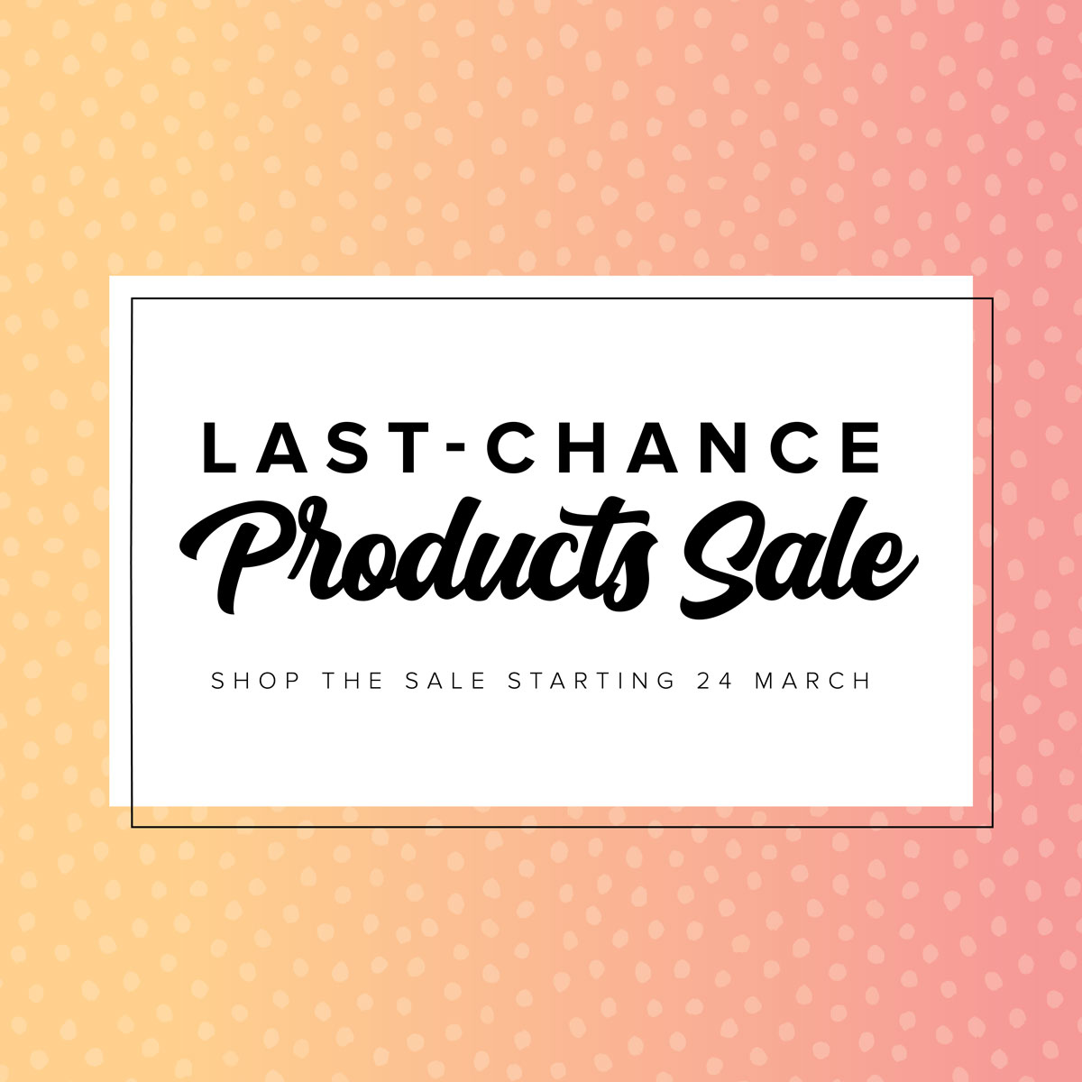Last Chance Discontinuing Product List – with Deep Discounts!