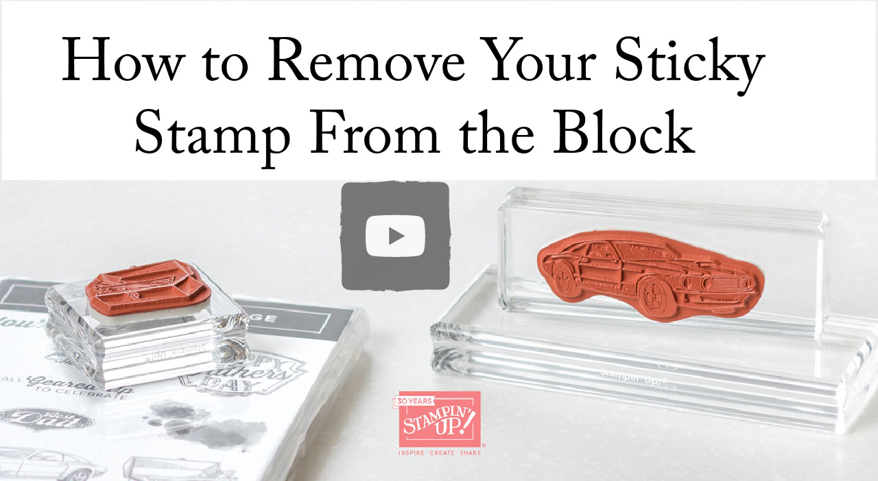 4 Tips on How to Remove Your Sticky Cling Stamp From the Block!