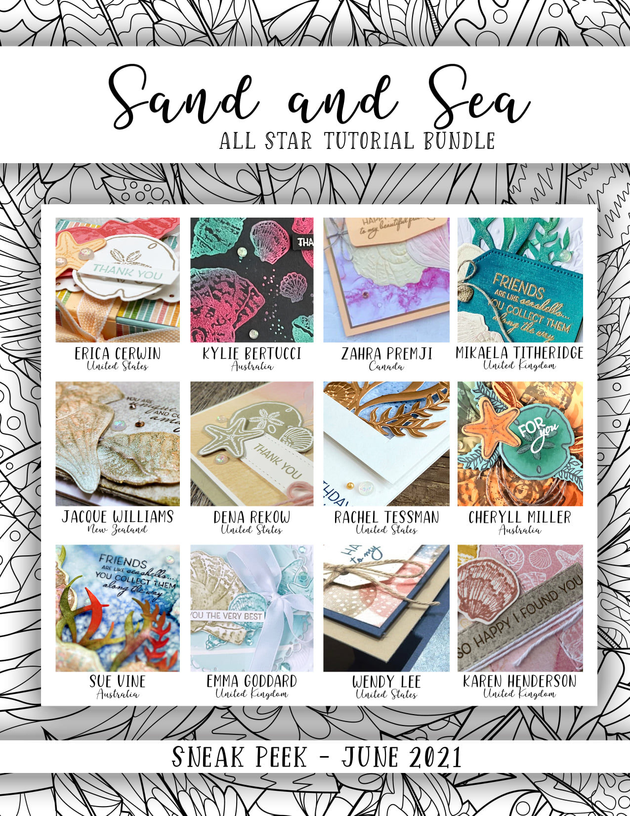 sand and sea beach themed card masculine tutorials