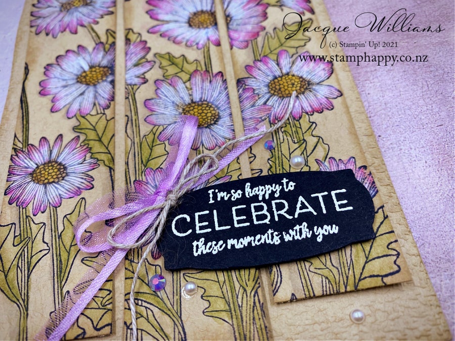 Learn how to use the Watercolor Pencils in this short video.  Featuring the Daisy Garden with the white pencil for a striking effect.  Card and scrapbooking classes in New Zealand.  
