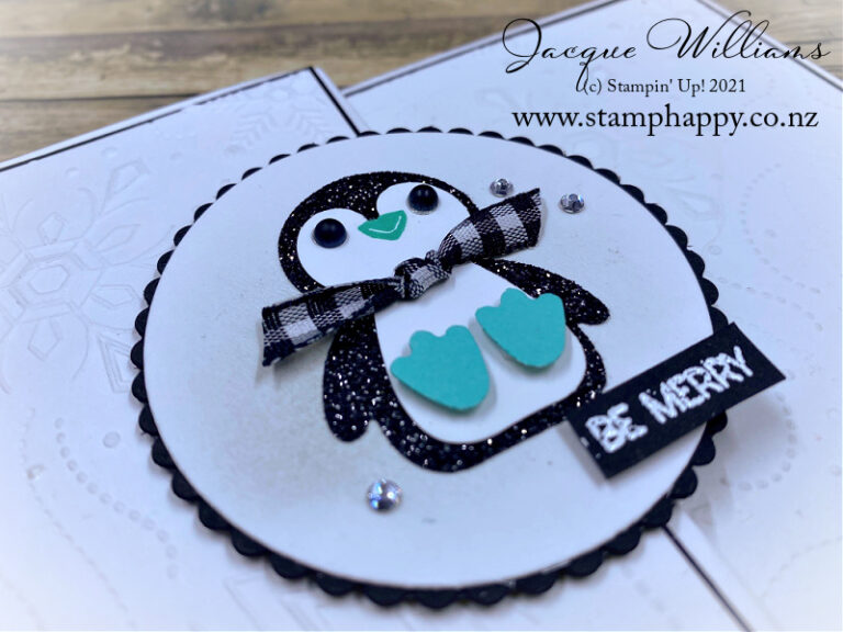 Penguin Place Easy Fun Fold Card with Video Tutorial - Stamp Happy ...