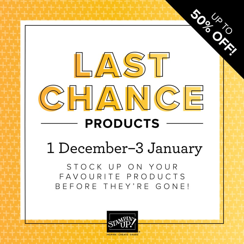 Last Chance List and 50% Discounts Now Available
