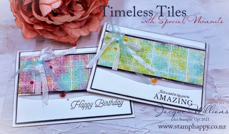 Watercolor Resist with the Gorgeous Timeless Tiles