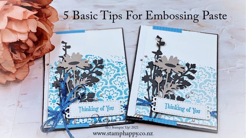 Five Great Tips for Using Embossing Paste