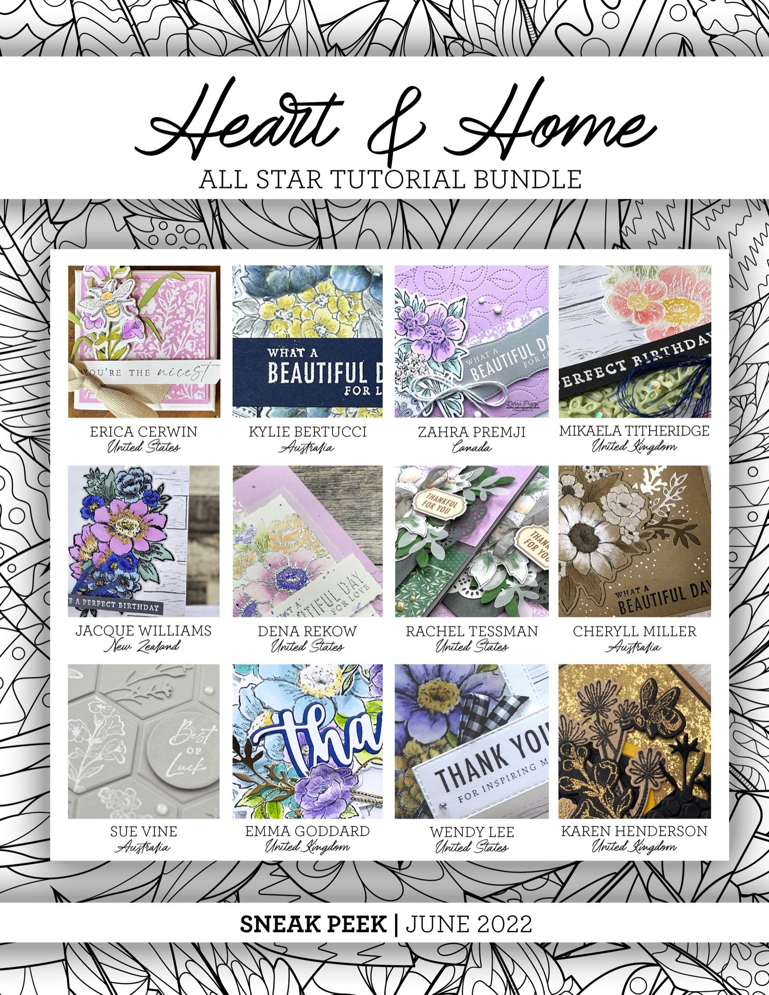 New Heart & Home Tutorial Collection Now Available