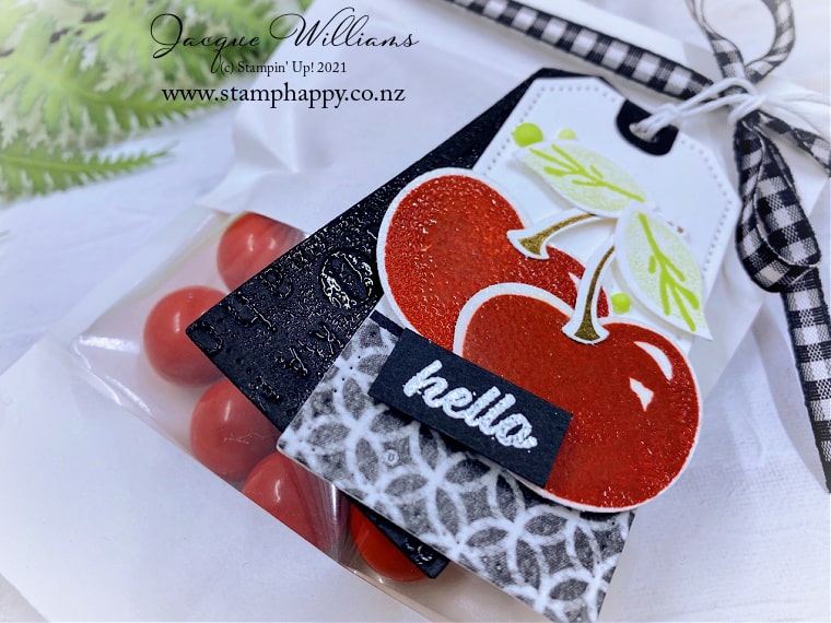 Sweetest Cherries Peekaboo Treat Bag Gift Idea