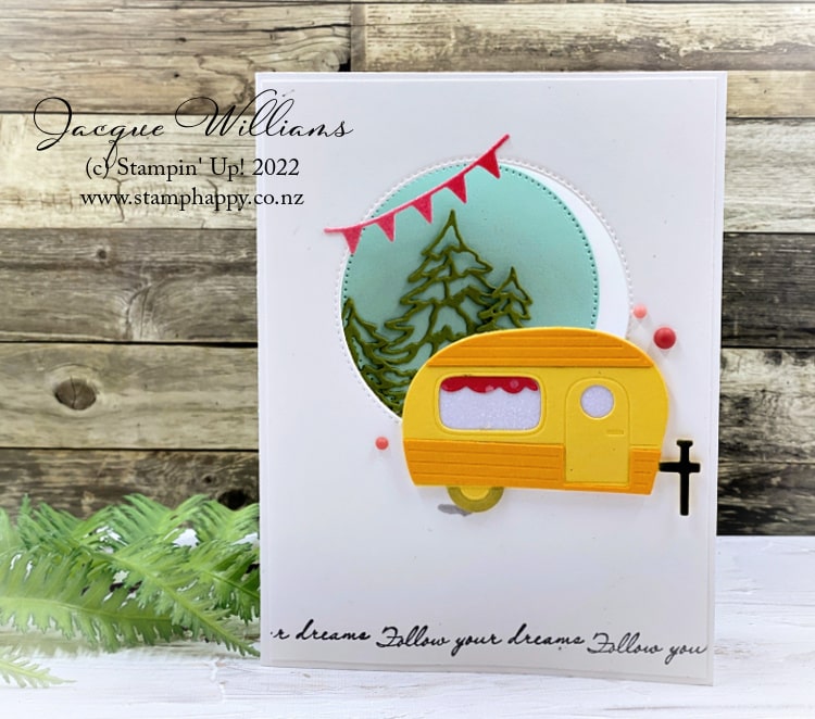 Easiest Window Card Template with Video tutorial.  Featuring the Tree Lot dies in any color combination that suits you