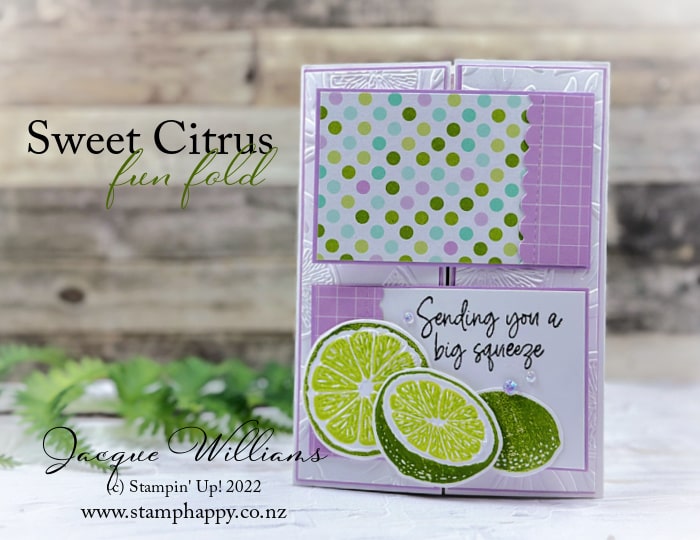 Bright Pop Up Fun Fold Card with Sweet Citrus