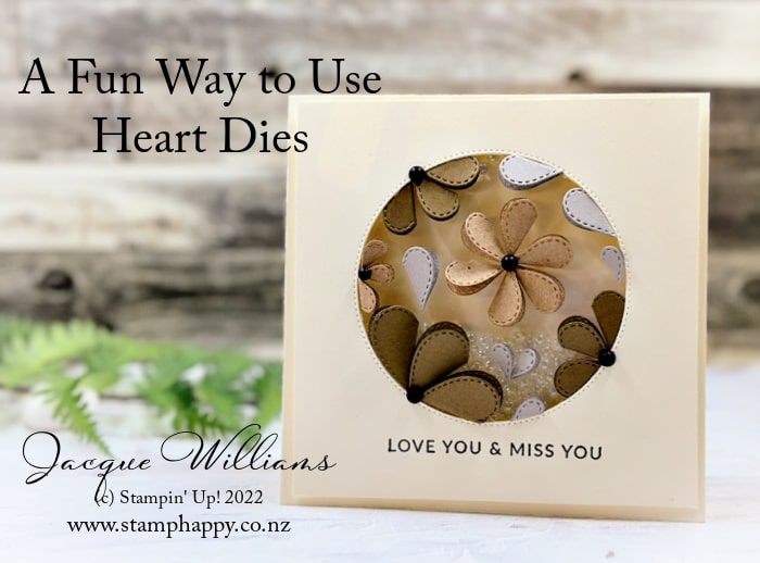 Create easy and adorable daisy flowers with your heart punches or dies!  Great way to use scraps and create a gorgeous clean and simple project.  