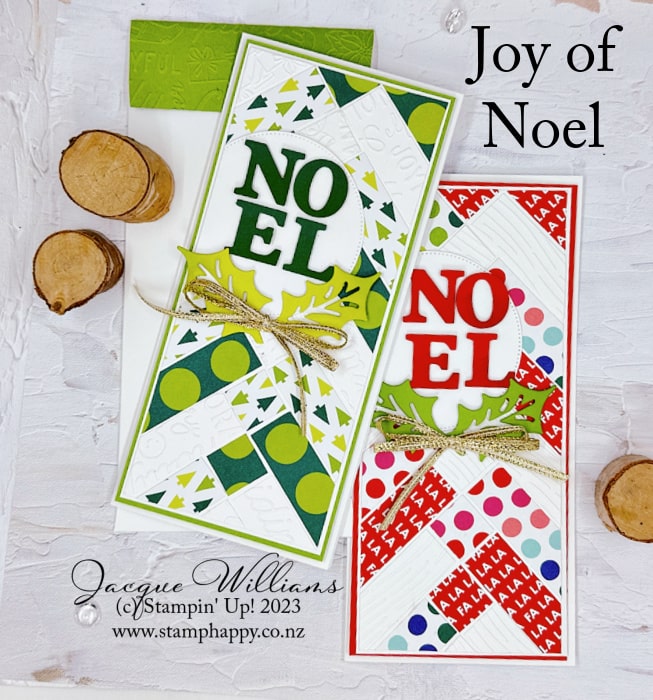 This bright and happy Christmas card feature the Merry, Bold & Bright papers, paired with the Joy of Noel dies. 