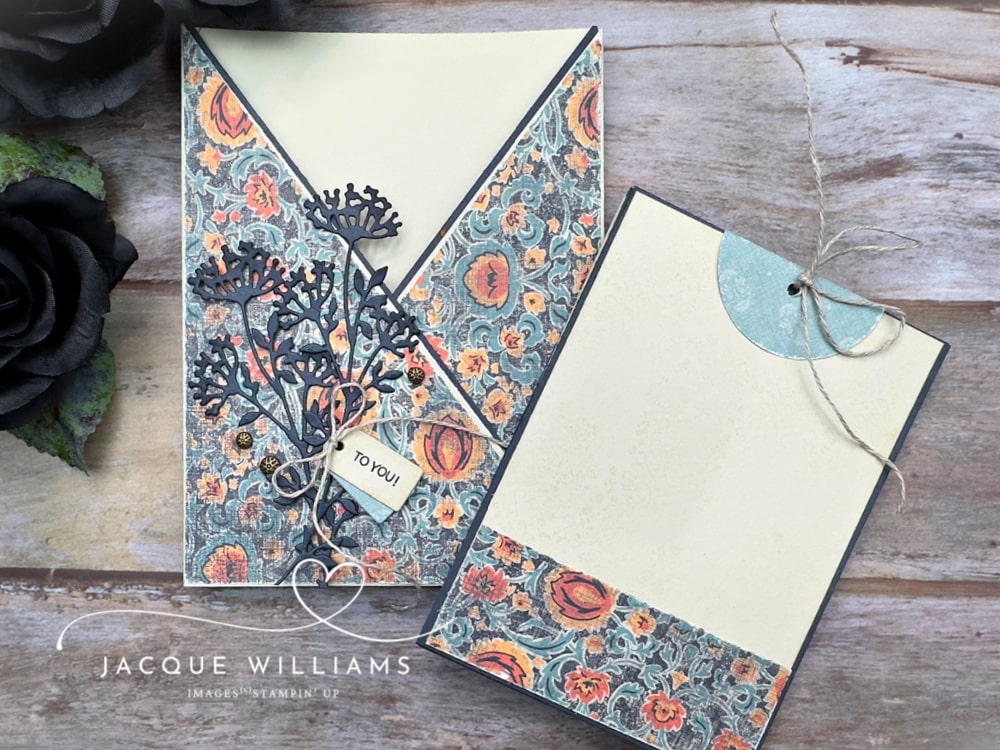 Criss Cross Fun Fold Card with Beautiful Gallery