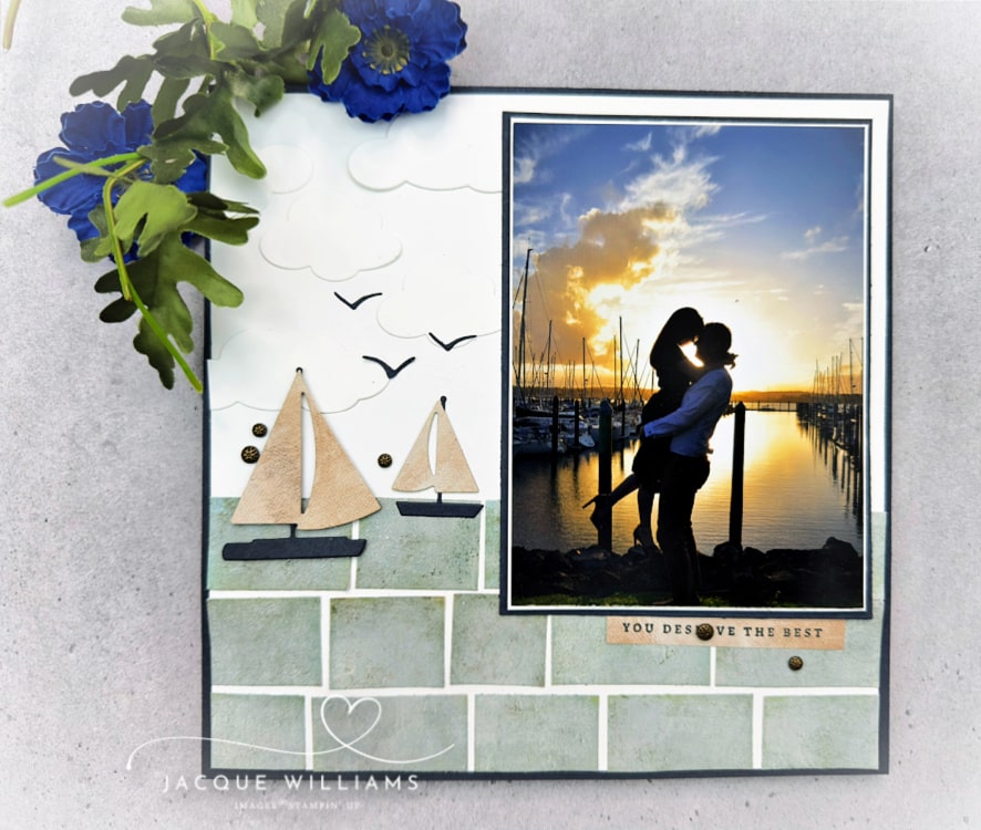 Beautiful Gallery Mosaic Technique 8×8 Memory Keeping Page