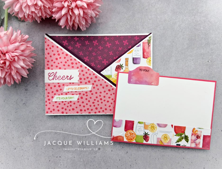 Quick Celebratory Sips Criss Cross Pocket Card