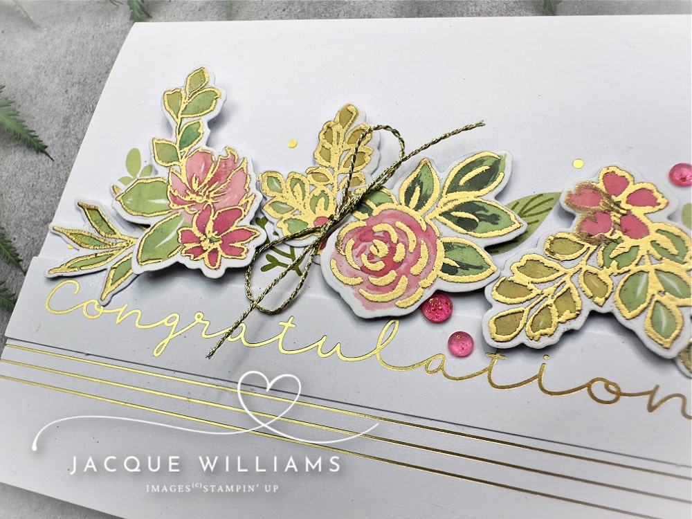 Gold Embossed Extraordinary Flora Washi Tape