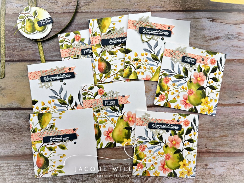 This project is perfect for gift giving, cardmaking, or just using up those trickier “border prints” you might have in your stash. Make this envelope box with my free instruction sheet! NZ demonstrator using Painterly Pears