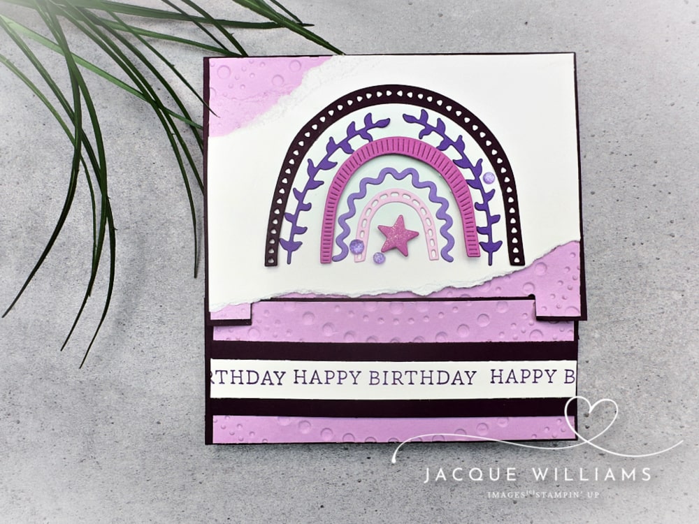 DIY pull-up card made with Stampin’ Up! Sunshine Vibes bundle. Creative handmade gift card holder idea for holidays and special occasions.”