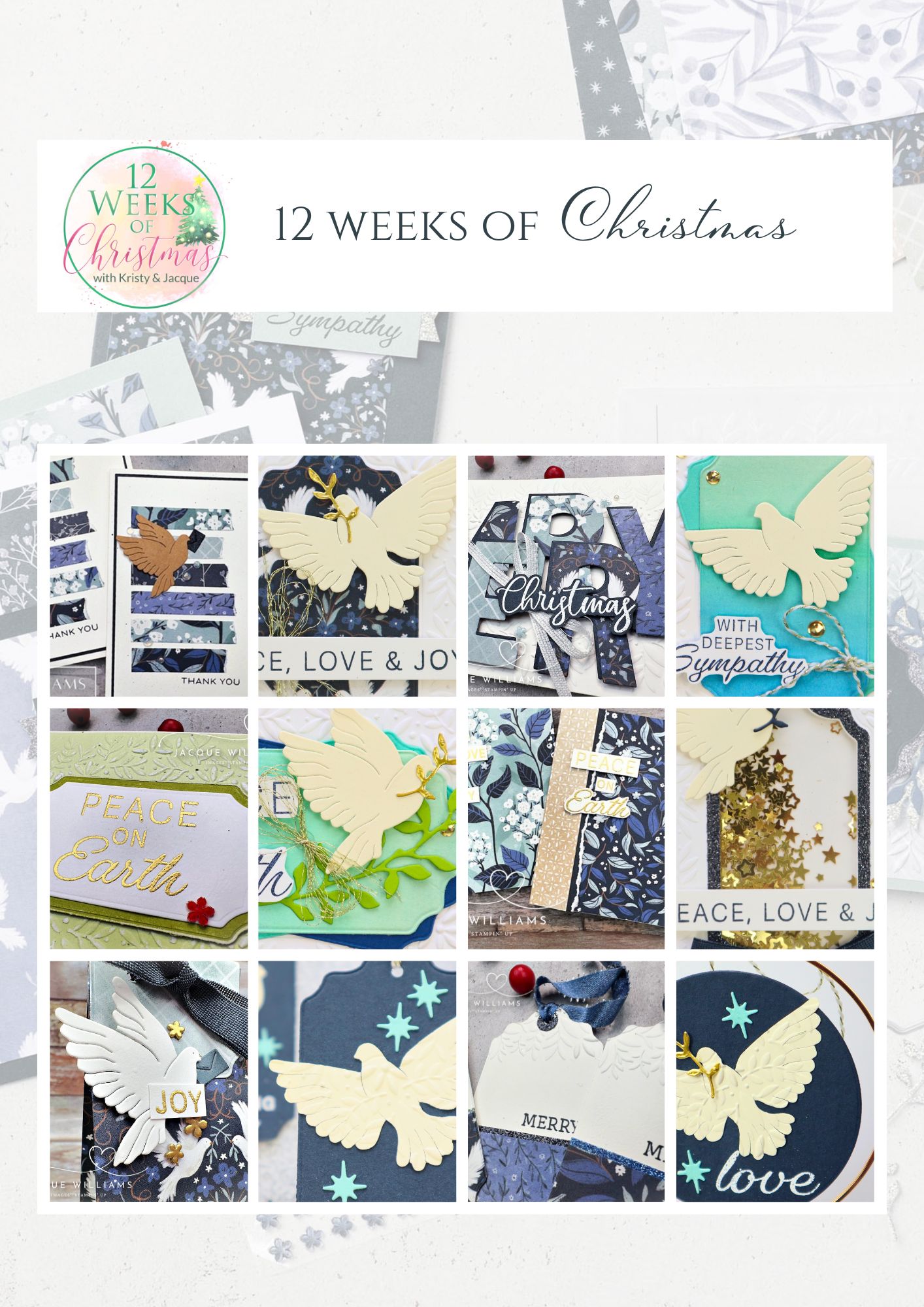 Use the Rip and Flip technique to showcase your pretty papers (I know you have some!).  Easy way to make a stash of cards in a hurry, too.  with Stampin' Up! Peaceful Garden papers and Jacque Williams | StampHappy in NZ