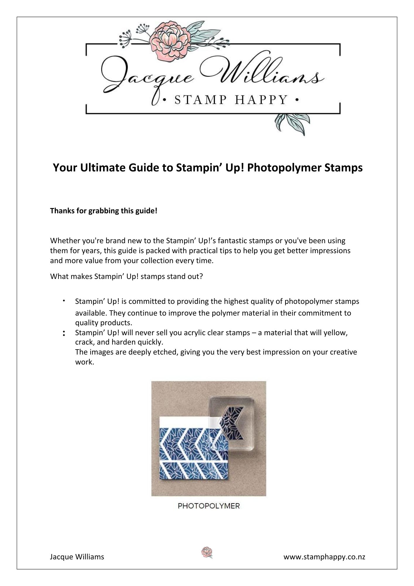 Top 10 Photopolymer Stamp Tips