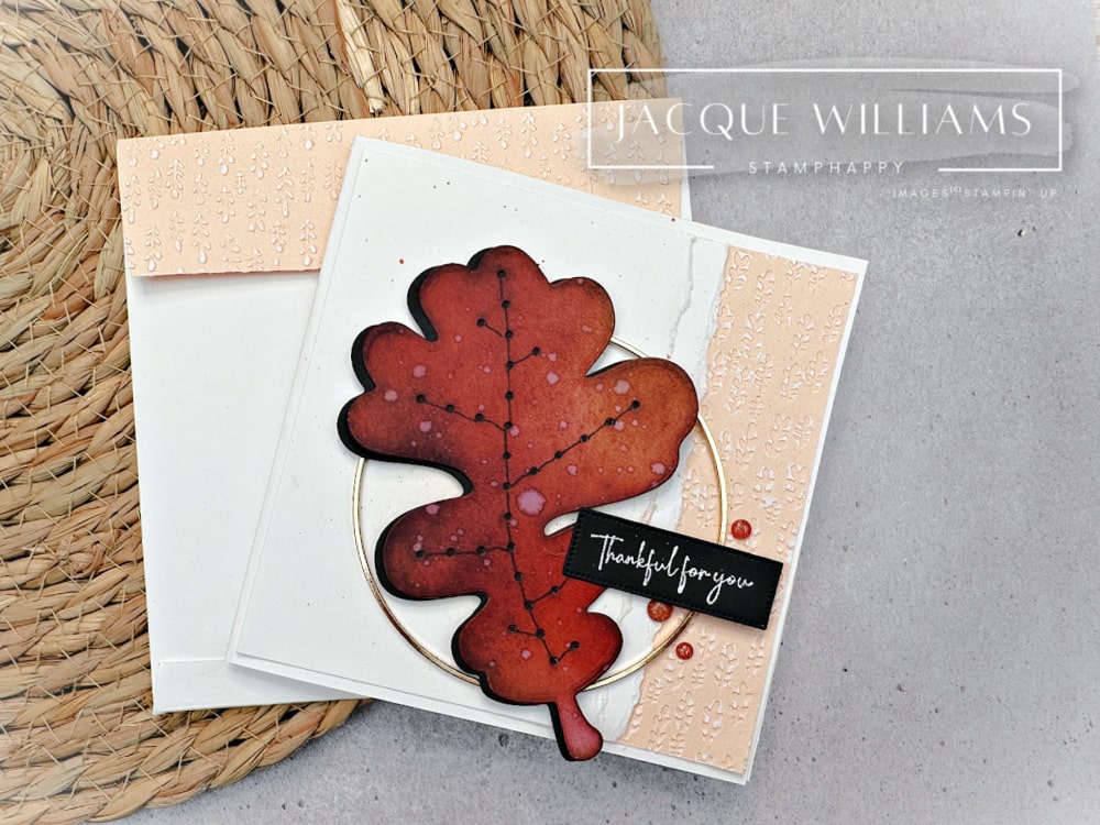 How to Make a Gorgeous Fall Card with Simple Ink Blending!