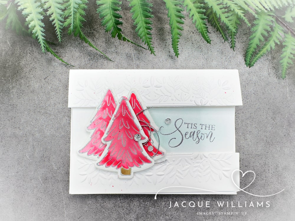 Easy watercoloring technique, perfect for all skill levels!  Featuring the Ornamental Christmas Stampin' Up! set with Jacque Williams - New Zealand classes 