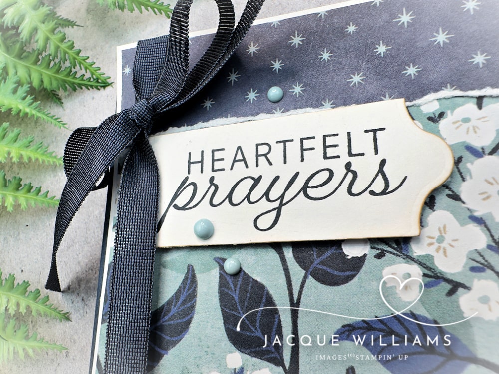Use the Rip and Flip technique to showcase your pretty papers (I know you have some!).  Easy way to make a stash of cards in a hurry, too.  with Stampin' Up! Peaceful Garden papers and Jacque Williams | StampHappy in NZ