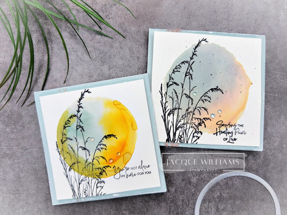 Easy Watercolor Hack! | Ink Refills Made Simple with Prairie Grass. Join me for a class online or in person with Jacque Williams, Stampin' Up! Ind. Demonstrator in New Zealand.