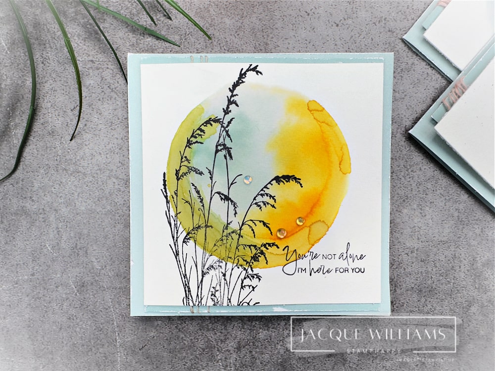 Easy Watercolor Hack with Prairie Grass