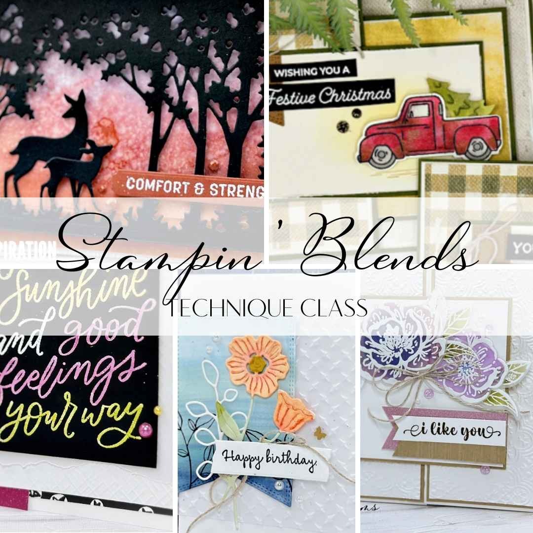 Stampin' Up! Simply Beautiful stamp set with how to tips with the Stampin' Blends. Jacque Williams | StampHappy, New Zealand Demonstrator